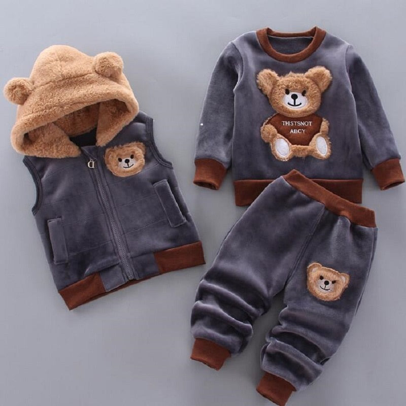 Conjunto de Inverno Urso