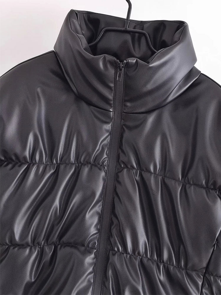 Jaqueta Puffer Feminina Élégance Hivernale